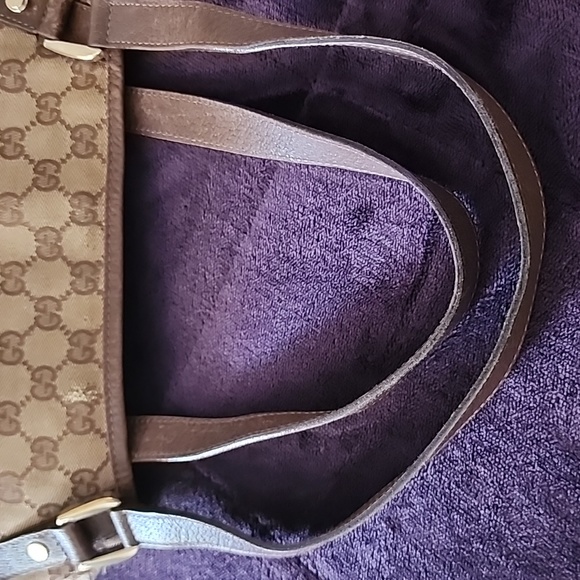 Gucci Authentic and Pre-loved Bronze Abbey Monogram Canvas Tote - Picture 10 of 16